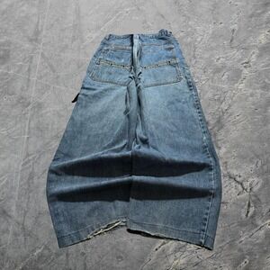 Baggy Jonathan G Wide Leg Big Pocket Jnco Style Skater Surf Y2k 90s Jeans 38x30